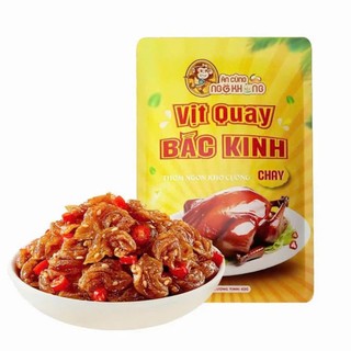Combo Vịt Quay Bắc Kinh Chay 62g (10/20/30 Gói) – Cay Tê, Dai Ngon Như Thịt, Ăn Là Nghiền - Tavira Store