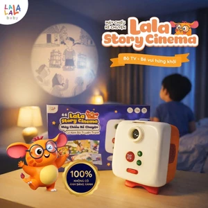 Đèn pin chiếu hình Máy chiếu kể chuyện Lalala Baby đèn pin chiếu tường máy chiếu kể chuyện cho bé