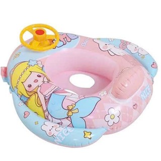 Phao bơi chống lật có vô lăng cho bé trai bé gái 1- 6 tuổi