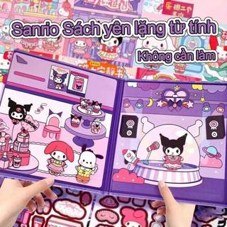 【Melody DIY Sách Yên Tĩnh】Không Cần Cắt, Xé Ra Là Dán, Đồ Chơi Thủ Công Sáng Tạo, Quà Tặng Cho Bé
