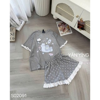 PHẠM THÙY SHOP: SET BỘ HAI CHÚ MÈO NGẬM BÁNH ĐÁNG YÊU CALL ME LOVELY