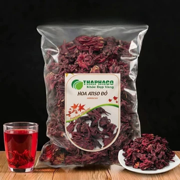 [Hàng Công Ty] Hoa atiso đỏ sấy khô [ Loai 1 ], Trà atiso đỏ, Hoa bụp giấm, Hoa hibiscus, Nguyên chất