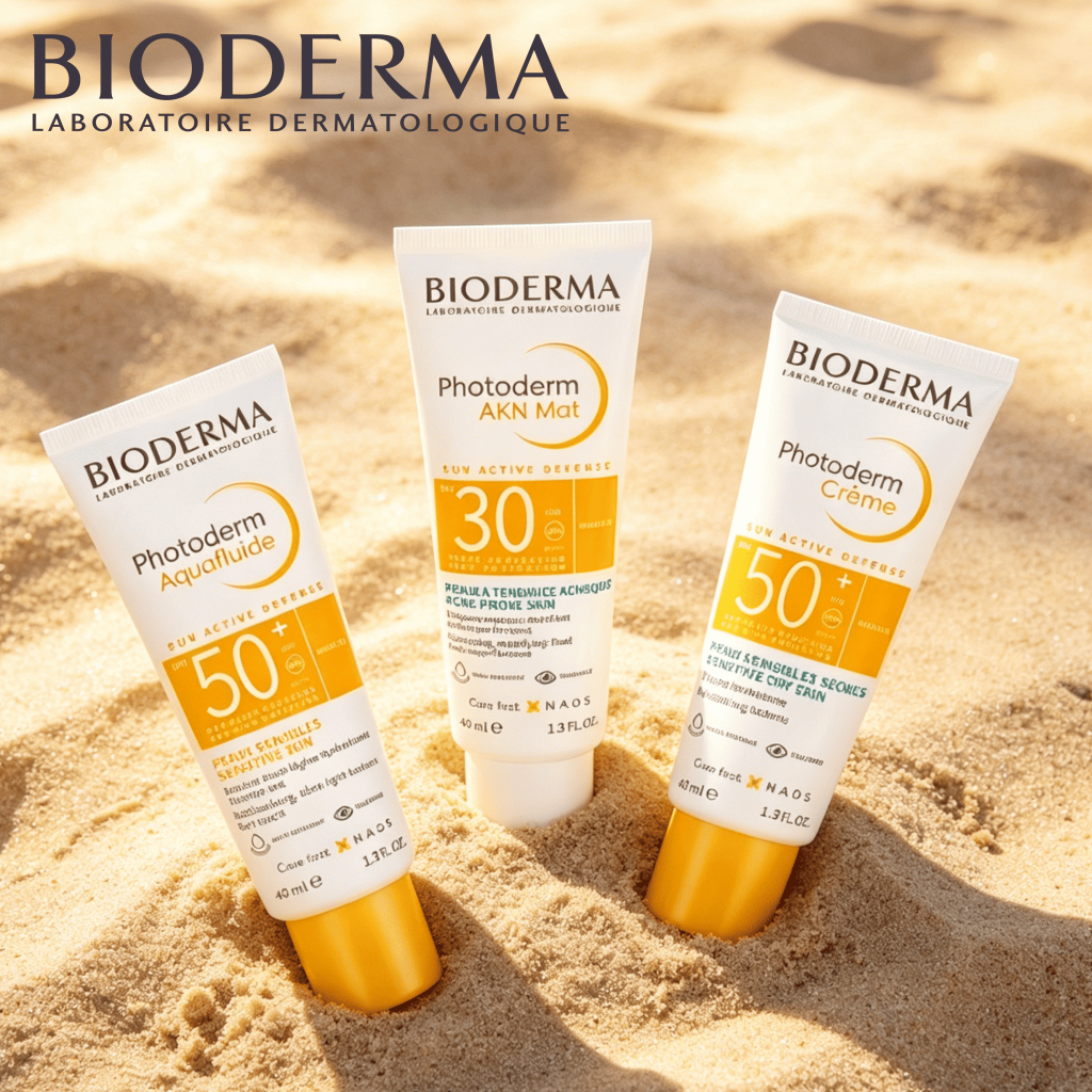 Kem chống nắng Bioderma 40ml/Photoderm Aquafluide SPF50+/Crème SPF50+/AKN Mat SPF30/kiềm dầu