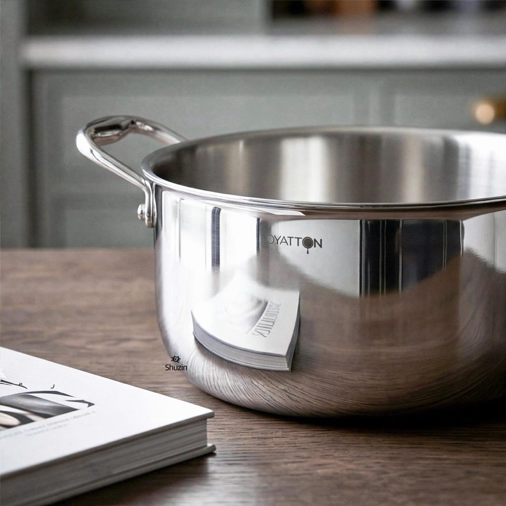 NỒI CANH INOX KHÔNG DÍNH VI ĐIỂM OYATTON 20CM/24CM