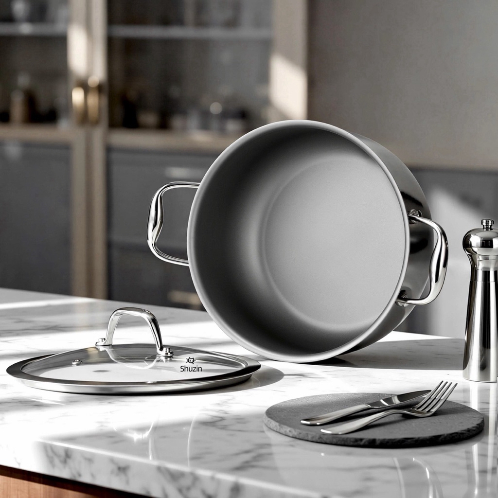 NỒI CANH INOX KHÔNG DÍNH VI ĐIỂM OYATTON 20CM/24CM