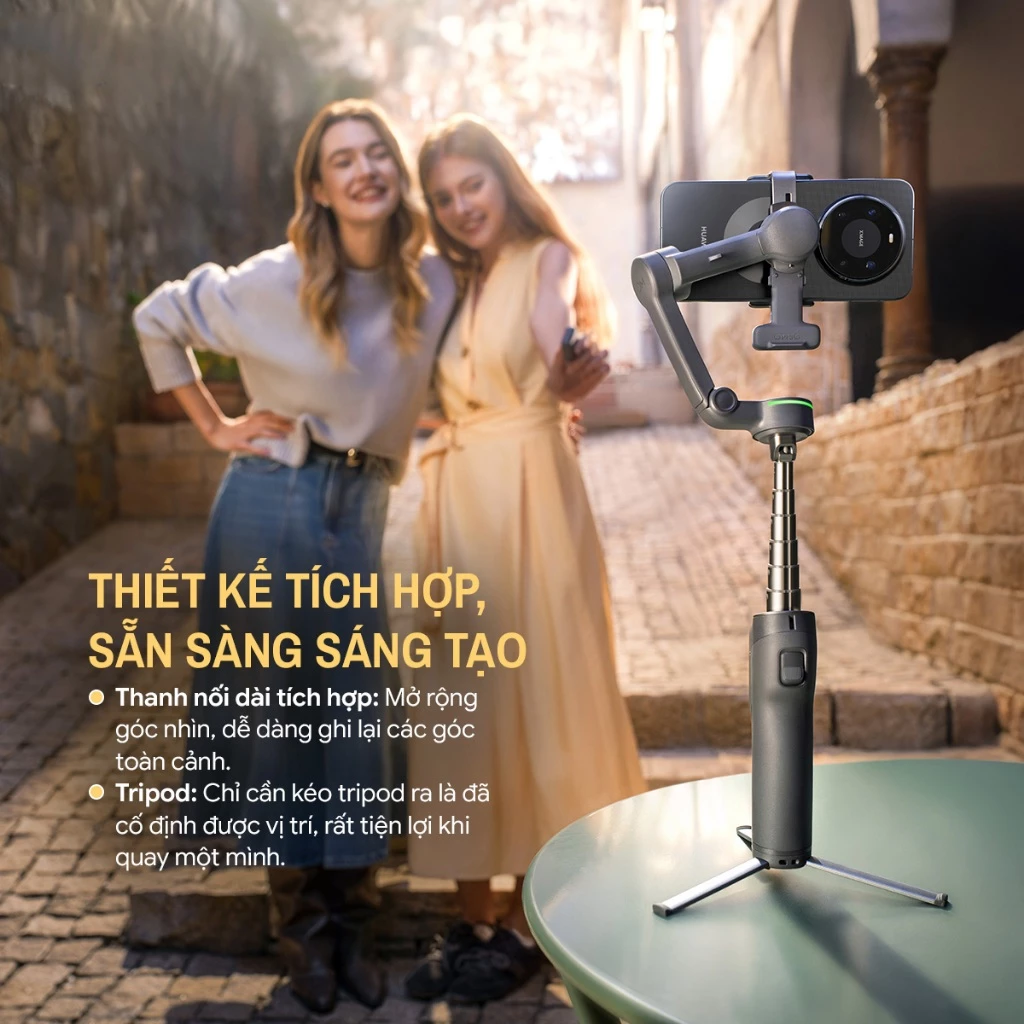 Gimbal chống rung điện thoại DJI Osmo Mobile 8P Chính hãng | Điều Khiển Từ Xa Chuyên Nghiệp