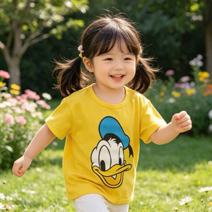 Áo phông cộc tay bé trai bé gái F0817 1-6 tuổi (10-25kg) – Áo thun họa tiết trẻ em thoáng mát
