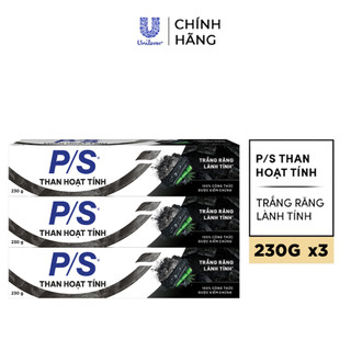 Combo 3 Kem đánh răng P/S Trắng Răng Lành Tính - 100% Công Thức Được Kiểm Chứng
