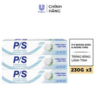 Combo 3 Kem đánh răng P/S Trắng Răng Lành Tính - 100% Công Thức Được Kiểm Chứng