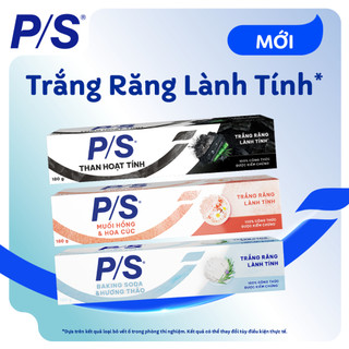 Combo 3 Kem đánh răng P/S Trắng Răng Lành Tính - 100% Công Thức Được Kiểm Chứng