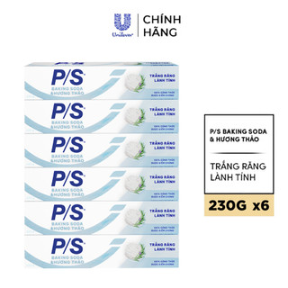 [LIVE] Combo 6 Kem đánh răng P/S Trắng Răng Lành Tính - 100% Công Thức Được Kiểm Chứng