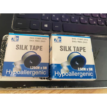 Băng keo lụa Silk Tape An Phú đủ size 1.25cmx5m, 2.5cmx5m, BĂNG DÍNH Y TẾ LỤA AN PHÚ, Cloth tape Urgo cố định băng gạc