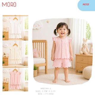 Bộ cài giữa bé gái cộc tay quần đùi- MRC008-2