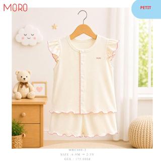 Bộ cài giữa bé gái cộc tay quần đùi- MRC008-2