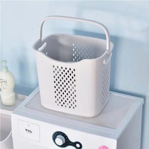 Giỏ Nhựa Đựng Quần Áo Có Quai Xách, Giỏ Caro Cao Rổ Nhựa Đựng Đồ Đa Năng, Sọt Nhựa Có Quai Xách Bền Đẹp MK116