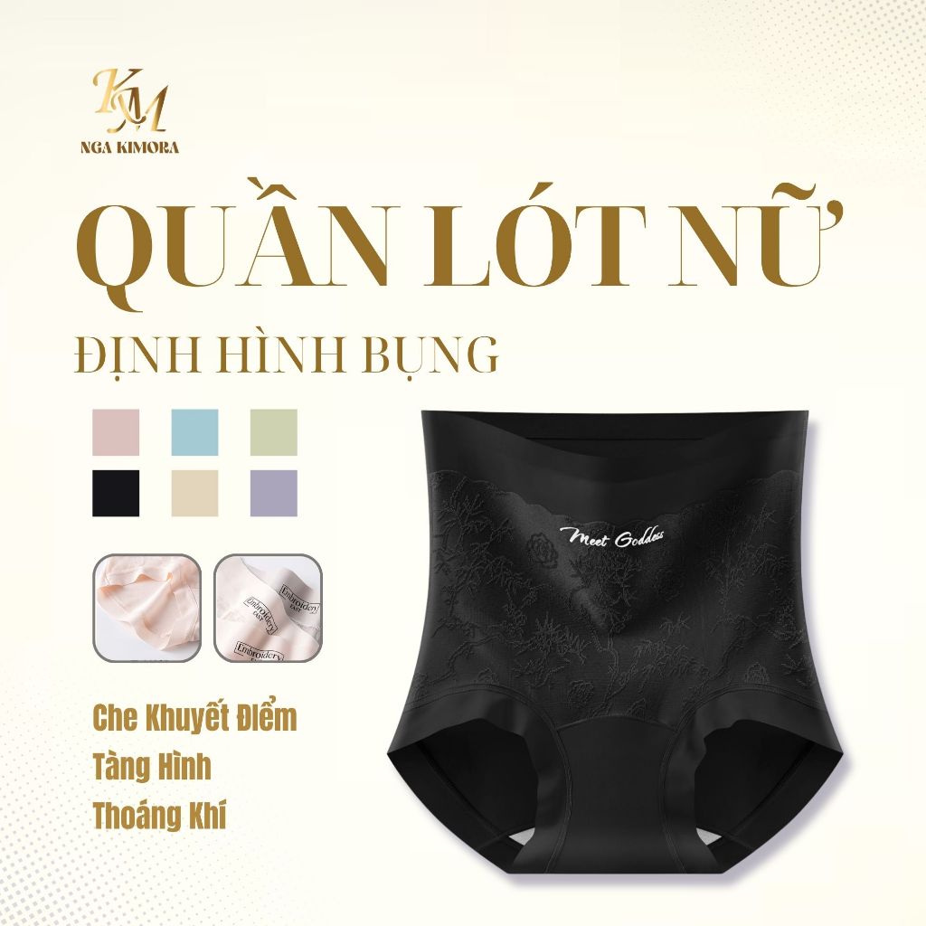 Quần định hình nữ cao cấp cạp cao Meet Goddess – Thon bụng, nâng mông, không lộ viền M2