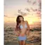 2Soonsumff Bikini 3 mảnh đính hoa cute, bộ đồ bơi cao cấp buộc dây kèm váy quây ngắn sexy cho nữ