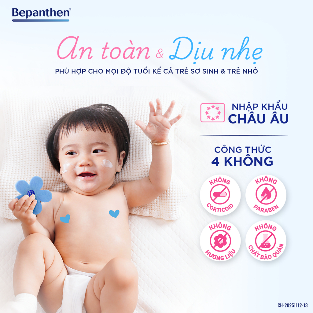 [KOL] Kem chống hăm Bepanthen Balm dạng kem mỡ - tuýp 30g