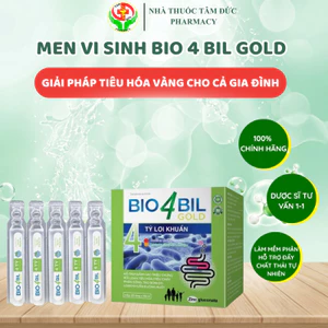 Men vi sinh Bio 4 Bil gold _ Men cho trẻ em và người lớn hỗ trợ tiêu hoá, Bỏ sung lợi khuẩn.