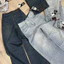YURI JEANS -( Mã30) Quần Jean Nữ Ống Suông Thêu Ngựa Túi Sau Mã30