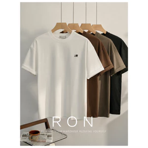 Áo Thun Cổ Tròn Cotton 250gsm,form chuẩn logo dập nổi AT-EPR
