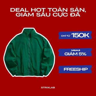 Áo Khoác Smart Wind Jacket J01 - Chất liệu dù 2 lớp bền bỉ