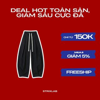 Quần Dài Ống Rộng Popeye Track Pant - Phom Super Wide-leg + Balloon (Ống siêu rộng)P1