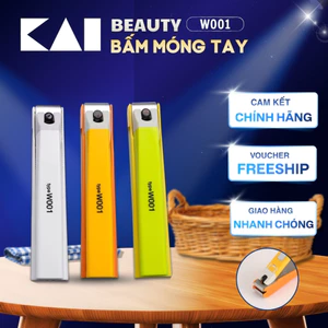 Bấm Móng Tay Inox Type W001 Kai Razor Có Bao Nhựa Bảo Vệ