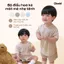 Bộ Cộc Trẻ Em Mùa Hè Kẻ Ngang Obebi Cho Bé Trai Bé Gái 8-22KG BC376