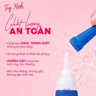 Keo 401 Dán Móng Nail 20g Siêu Chắc – Keo Dán Tip Móng, Đính Đá Nail, Khô Nhanh, Bám Cực Tốt Cho Thợ Nail