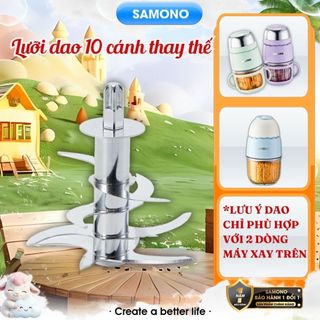 Phụ Kiện Dao Cối Chỉ Dùng Được Cho Máy Xay Samono SW-MC200S/ MFC200, cối thủy tinh và dao xay Samono