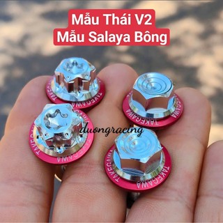 Ốc tay thắng Inox 304 +Tán 6 hở xe số inox 304 (Dùng cho thắng đĩa,xe côn) -Wave,  WIN, EXCITER, SONIC, SATRIA