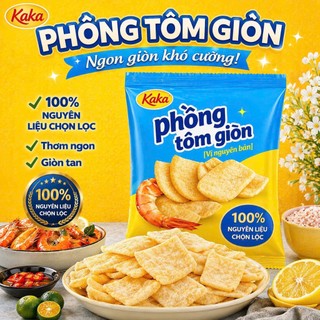 [Combo Giá Hời] Snack Phồng Tôm Gói Lớn 32g Nhà Tavira – Đồ Ăn Vặt Quốc Dân Vị Truyền Thống Và Rong Biển