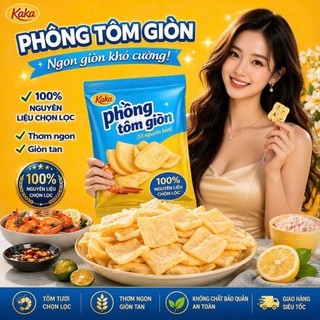 [Combo Giá Hời] Snack Phồng Tôm Gói Lớn 32g Nhà Tavira – Đồ Ăn Vặt Quốc Dân Vị Truyền Thống Và Rong Biển