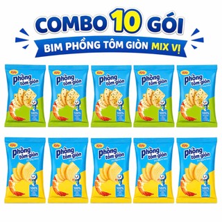 [Combo Giá Hời] Snack Phồng Tôm Gói Lớn 32g Nhà Tavira – Đồ Ăn Vặt Quốc Dân Vị Truyền Thống Và Rong Biển