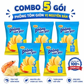 [Combo Giá Hời] Snack Phồng Tôm Gói Lớn 32g Nhà Tavira – Đồ Ăn Vặt Quốc Dân Vị Truyền Thống Và Rong Biển