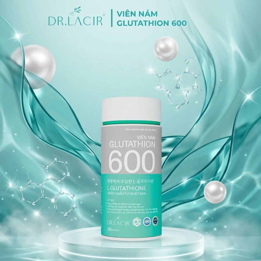 glutathione dr lacir Viên Uống Glutathione 600 Dr Lacir main image 0