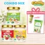Combo Bột Nêm ăn dặm cho bé Chubby 50gr cho bé từ 6 tháng tuổi - Tặng bột tỏi hoăc bánh