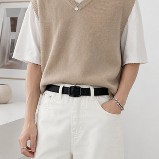 Thắt lưng nữ nam bản nhỏ Broobelt mặt đen, dây nịt lưng ulzzang unisex nhiều màu bản 2.3cm TL15