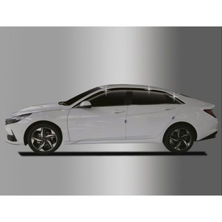 Vè che mưa Đen/Chrome HYUNDAI ELANTRA 2011-2023 Chính hãng AutoClover - Keo 3M, không tróc sơn | Phụ kiện ô tô ADG