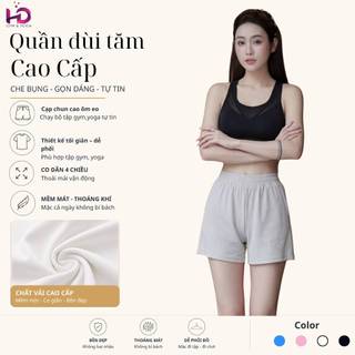 Quần Short Đùi Tăm Thể Thao Nữ Quần đũi vừa nữ, model: 99079.1.dt Co Giãn Mềm Mịn Tập Gym Chạy Bộ Đồ Thể Thao