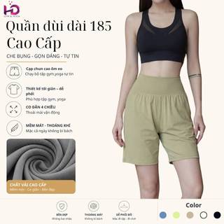 Quần đũi vừa nữ, model: 99182.1.9185 Tuấn HD, Ống Rộng Thể Thao, Tập Gym Yoga Đạp Xe
