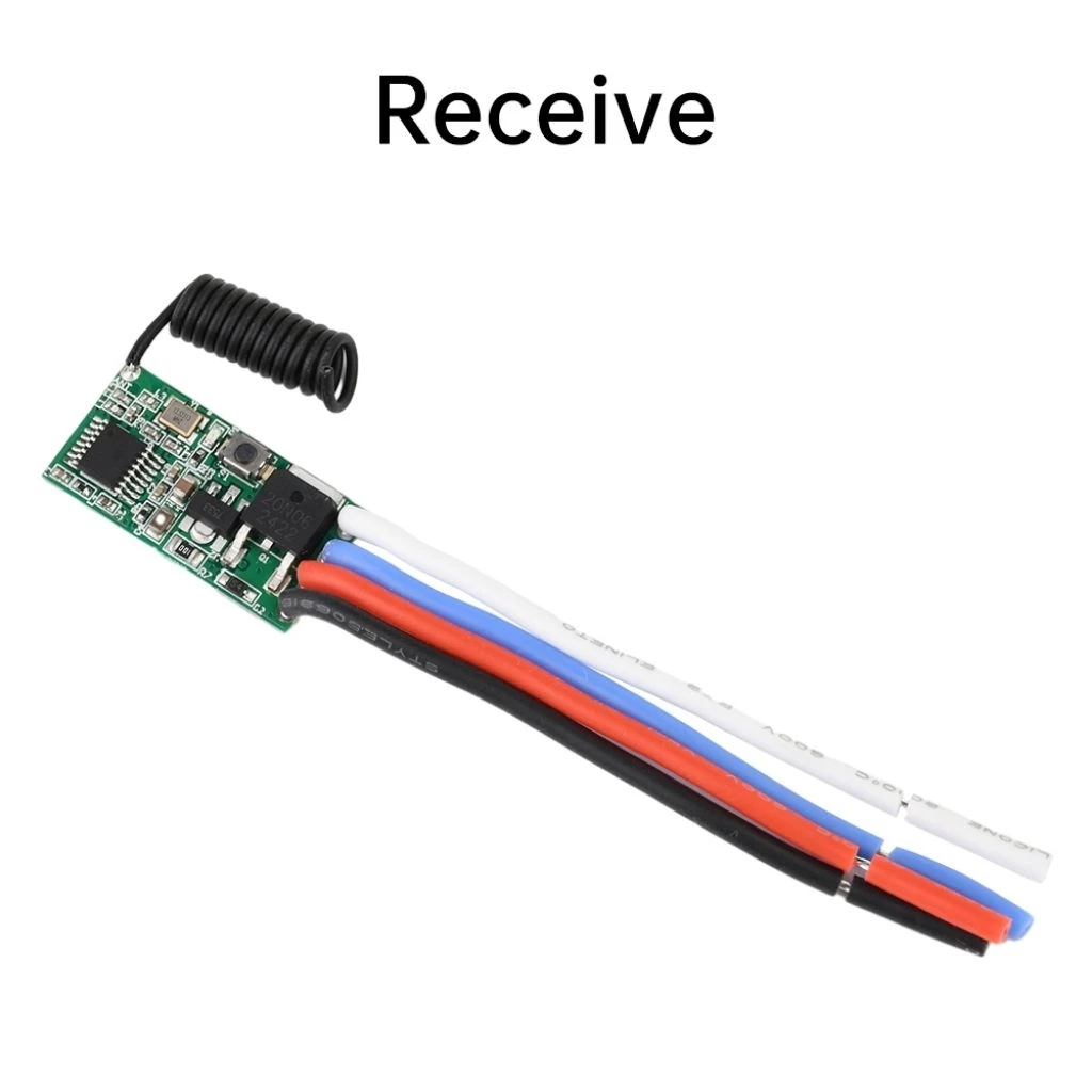 Mạch điều khiển từ xa học lệnh RF 1 kênh 433MHz 3.6-24V 2A