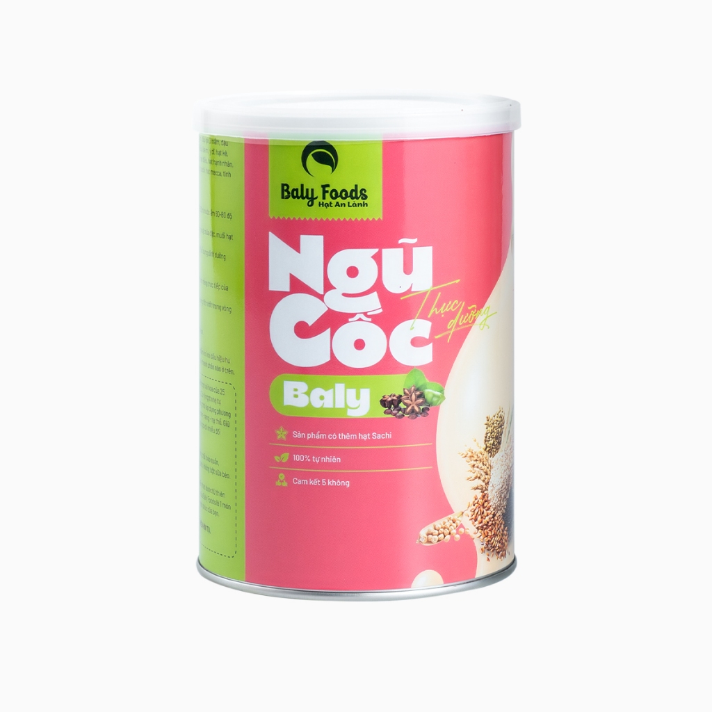 [ COMBO Mua 3 Tặng 1 Hộp Gạo Lứt ] Sữa Hạt Ngũ Cốc Mẹ Bầu Baly Foods Bổ Sung Dưỡng Chất Cho Mẹ Bầu Lon 500G