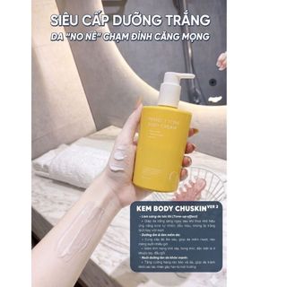 Kem Dưỡng Trắng Body Chuskin MP1474 - Dưỡng Ẩm, Làm Mềm Da, Nâng Tone Body Nhanh Chóng