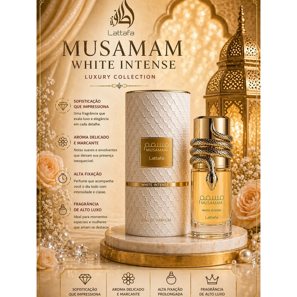 Nước Hoa Lattafa Musamam White Intense EDP 100ml