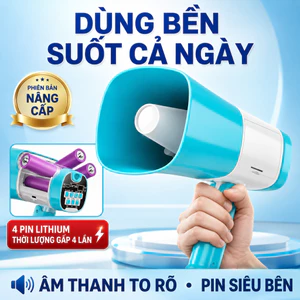 Loa Phóng Thanh Megaphone Bluetooth Cầm Tay, Ghi Âm Phát Lại, Hỗ Trợ USB Thẻ Nhớ 2pin/4pin Thời Gian Sử Dụng Bền Bỉ