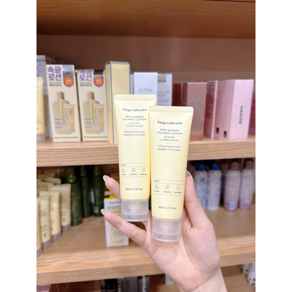 Kem Dưỡng Ongredients Skin Barrier Calming Lotion EX Phục Hồi Da Dịu Da Cấp Ẩm Hàn Quốc 80ml 150ml