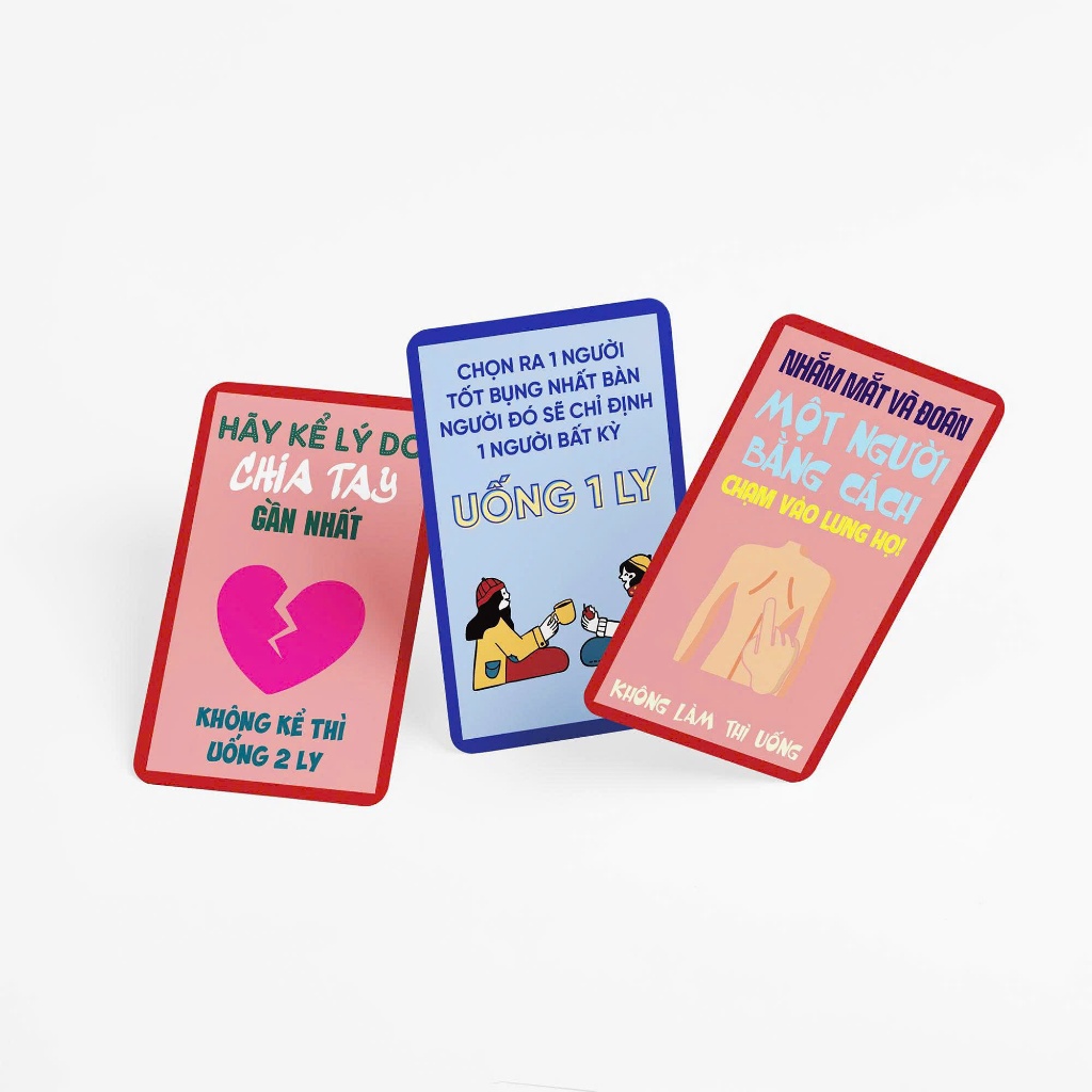[110 LÁ] Bộ Bài Nhậu Huệ - Drinkinh game Bài Uống Bia HUỆ KO SAY KO VỀ Việt hoá - gắn kết bạn bè