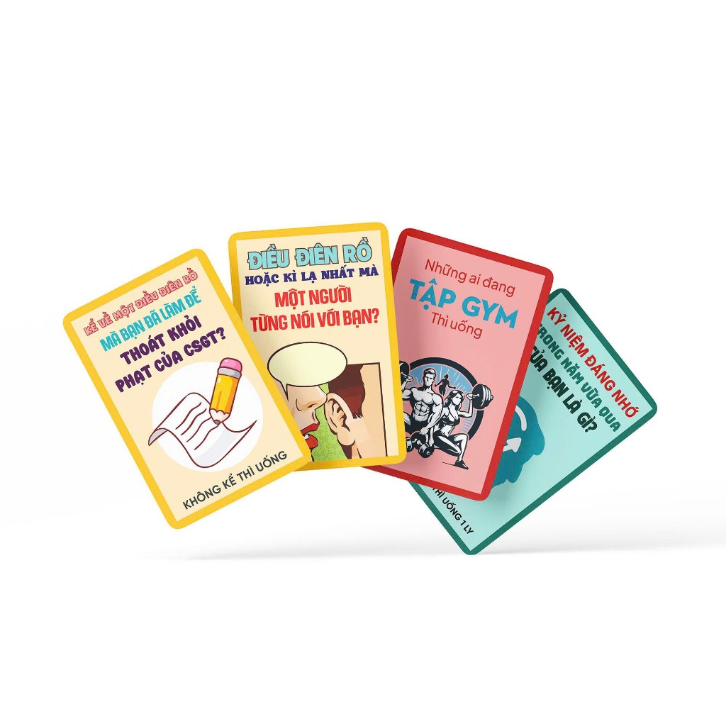 [110 LÁ] Bộ Bài Nhậu Huệ - Drinkinh game Bài Uống Bia HUỆ KO SAY KO VỀ Việt hoá - gắn kết bạn bè